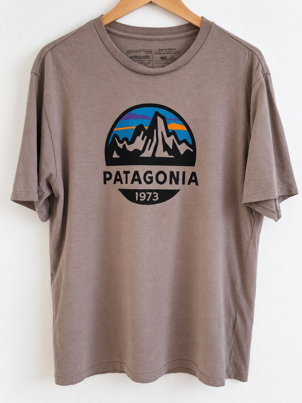 Patagonia 1973 Mountain Logo Organic Cotton T-Shirt Men’s Small